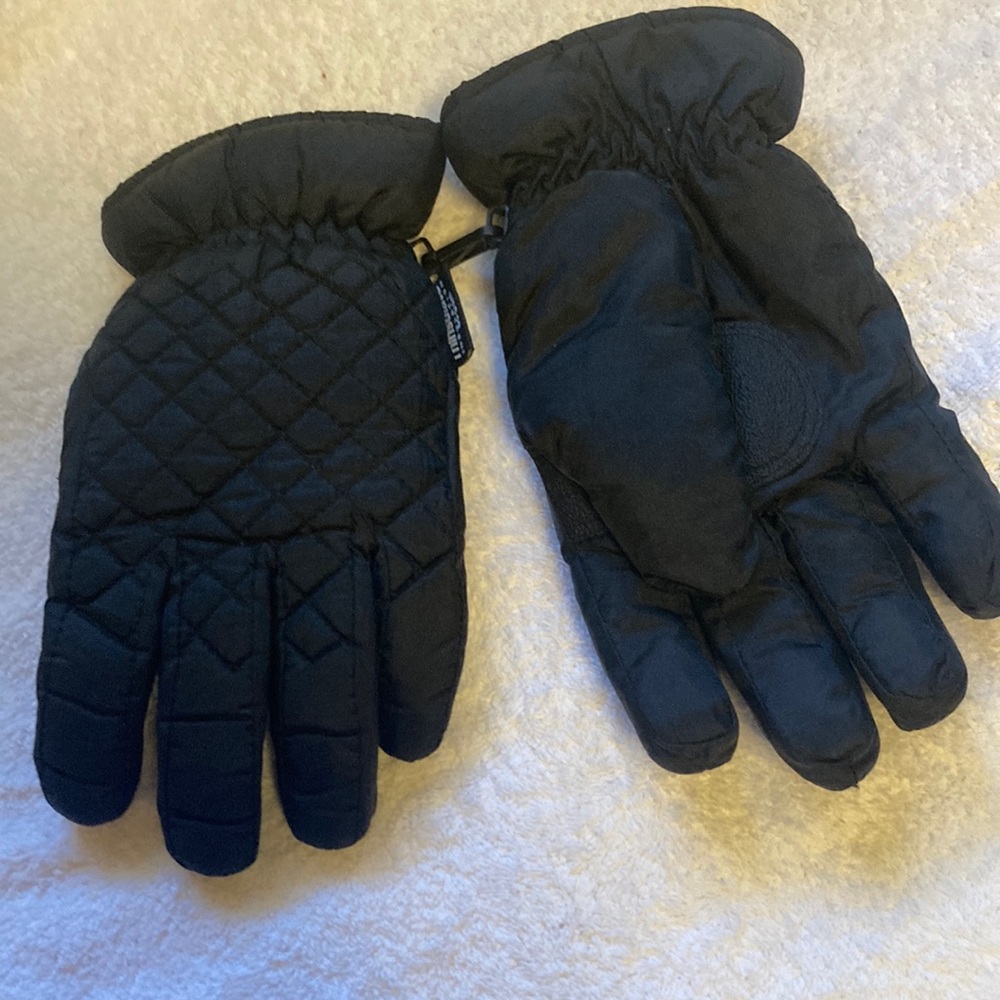 Size small Women’s gloves Thinsulate Insulation clips together